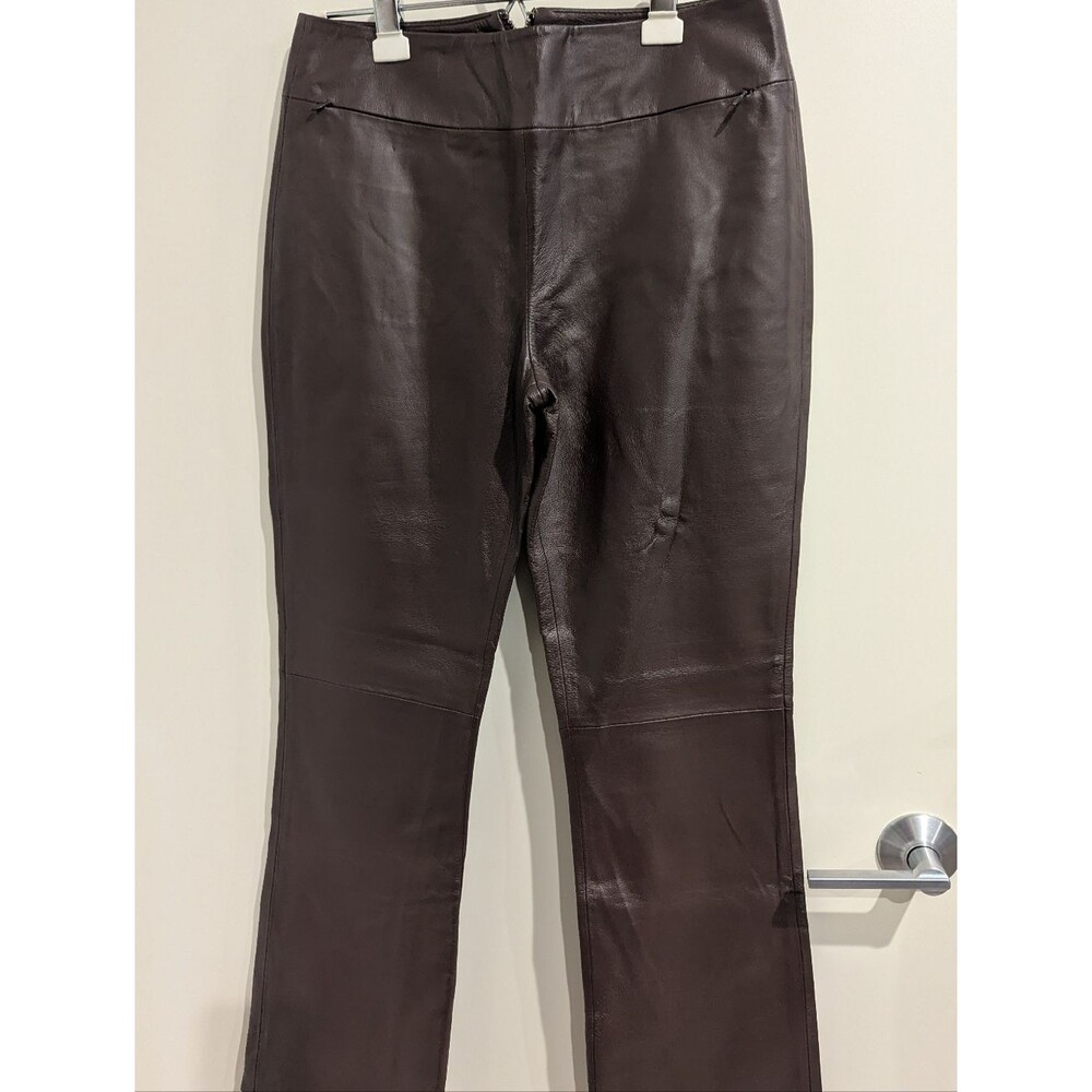 Shape FX  Brown Leather Pants Vintage